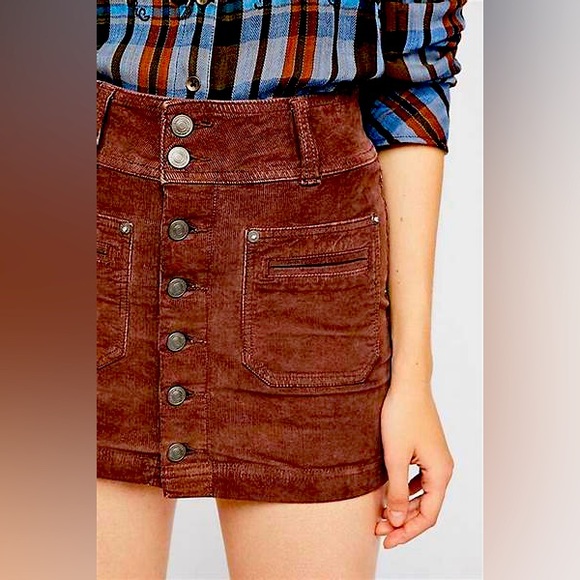 Free People Corduroy skirt NWT - Picture 8 of 10
